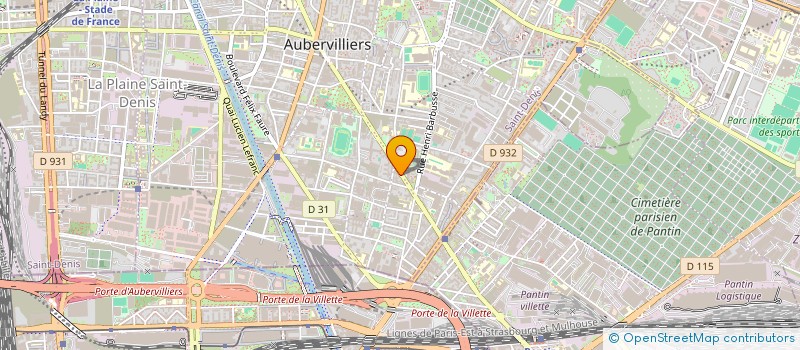 localisation de l'entreprise MONSIEUR AMINUR RAJA SHAMIM  AUBERVILLIERS