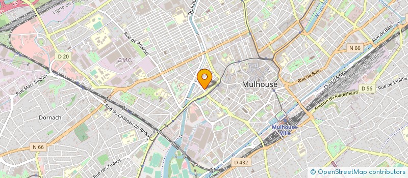 localisation de l'entreprise MONSIEUR AMIR ACHRAFF  MULHOUSE