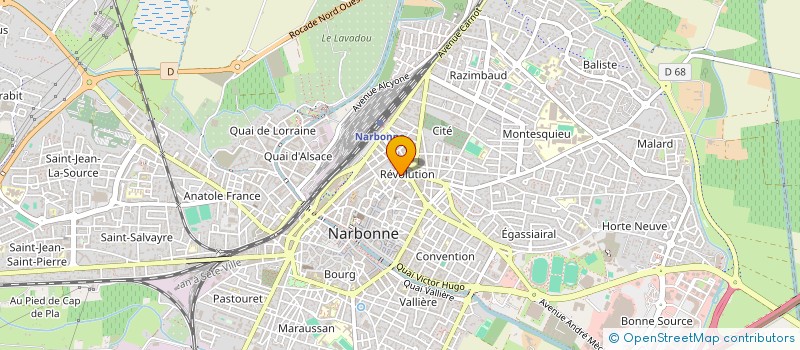localisation de l'entreprise MONSIEUR AMIR AHMED à NARBONNE
