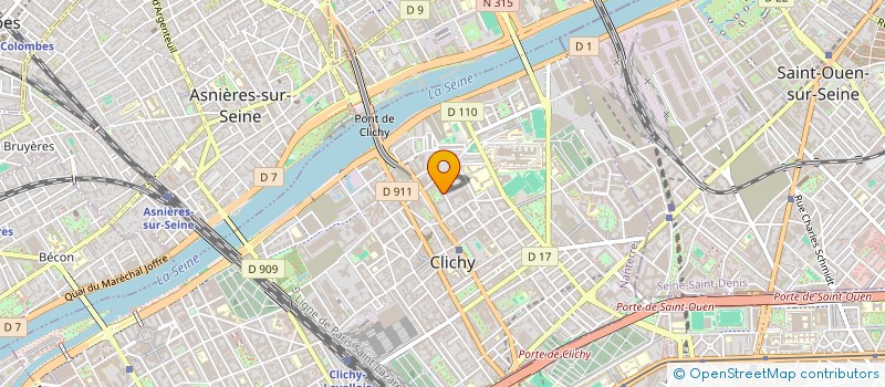 localisation de l'entreprise MONSIEUR AMIR AMINI à CLICHY