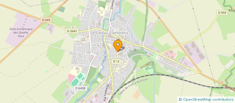 localisation de l'entreprise MONSIEUR AMIR ANDRE DOUSTKAM à LE CATEAU-CAMBRESIS