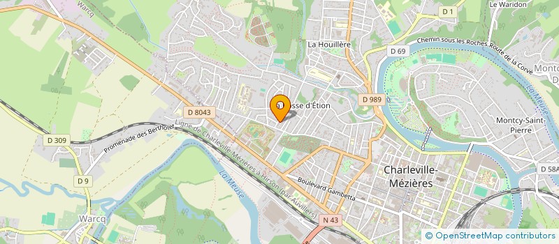 localisation de l'entreprise MONSIEUR AMIR ARABZAI à CHARLEVILLE-MEZIERES