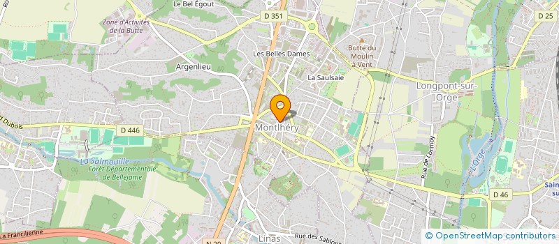 localisation de l'entreprise MONSIEUR AMIR BADEREDDINE BOUZERDA  MONTLHERY