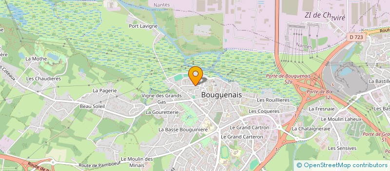 localisation de l'entreprise MONSIEUR AMIR BAHLOUL  BOUGUENAIS