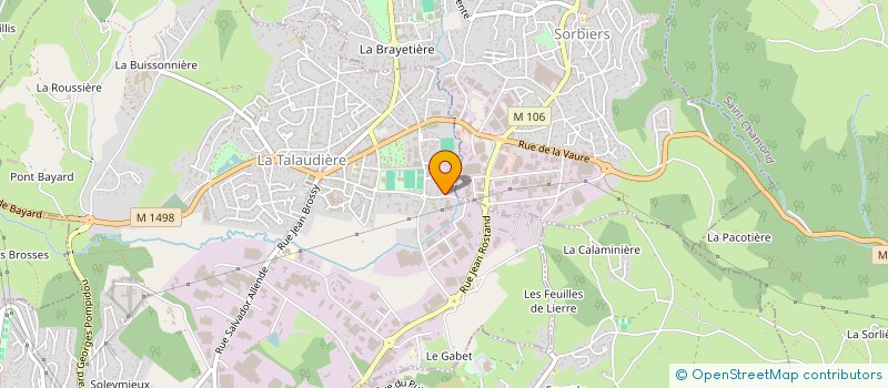 localisation de l'entreprise MONSIEUR AMIR BAKOUR à LA TALAUDIERE