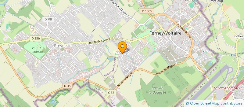 localisation de l'entreprise MONSIEUR AMIR BASHIR à FERNEY-VOLTAIRE