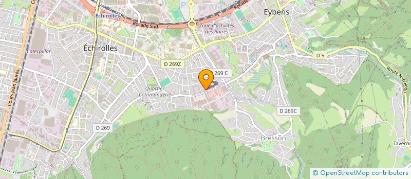 localisation de l'entreprise MONSIEUR AMIR BEGAG à ECHIROLLES