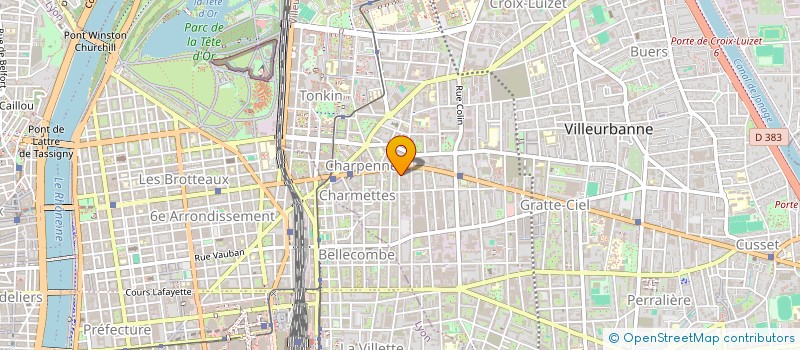 localisation de l'entreprise MONSIEUR AMIR BELHOULA  VILLEURBANNE