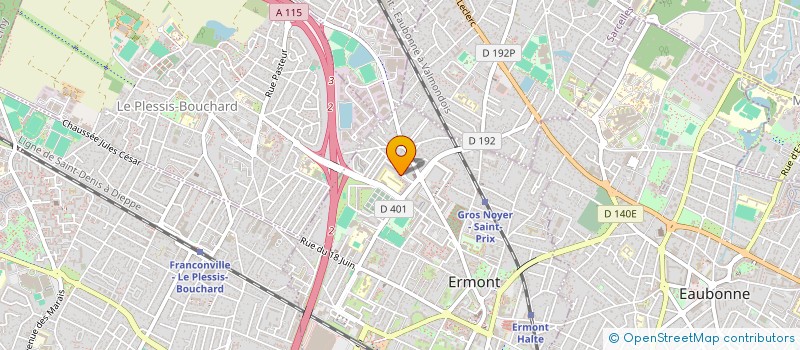 localisation de l'entreprise MONSIEUR AMIR BELKACEM à ERMONT