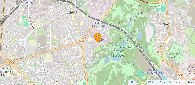 localisation de l'entreprise MONSIEUR AMIR BEN GUIRAT à STAINS