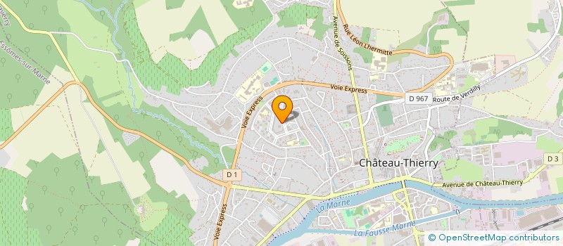 localisation de l'entreprise MONSIEUR AMIR BEN KHEDHER à CHATEAU-THIERRY