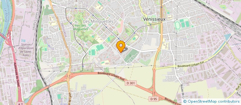 localisation de l'entreprise MONSIEUR AMIR BENNETTAYEB  VENISSIEUX