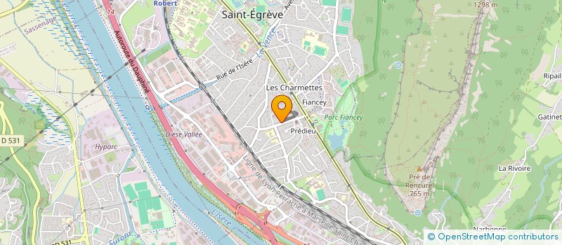 localisation de l'entreprise MONSIEUR AMIR BERARD-DELAY  SAINT-EGREVE