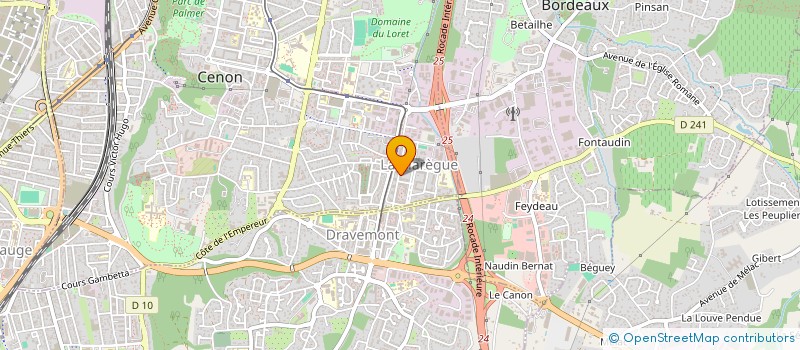 localisation de l'entreprise MONSIEUR AMIR BOUBTAN  CENON