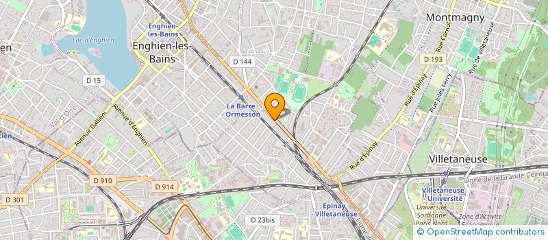 localisation de l'entreprise MONSIEUR AMIR CHEGRA  DEUIL-LA-BARRE