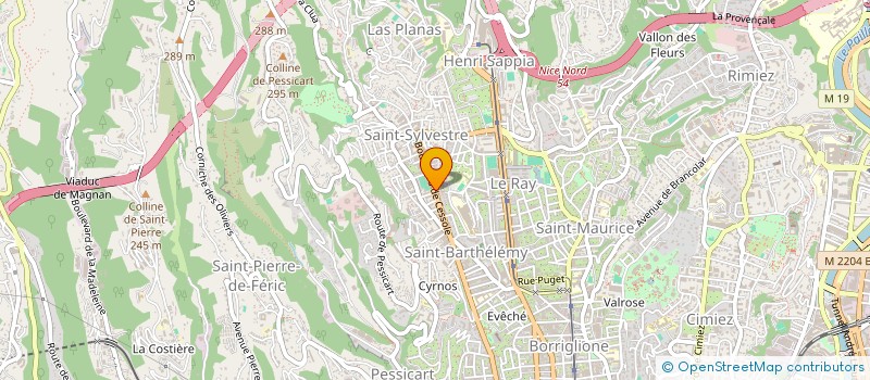 localisation de l'entreprise MONSIEUR AMIR CHOUNA à NICE