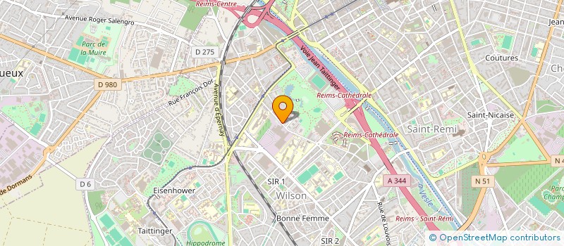 localisation de l'entreprise MONSIEUR AMIR DAOUD  REIMS