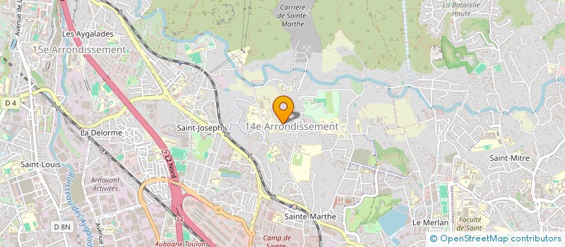 localisation de l'entreprise MONSIEUR AMIR-DINE MOHAMED à MARSEILLE 14EME