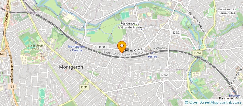 localisation de l'entreprise MONSIEUR AMIR DURANI  MONTGERON