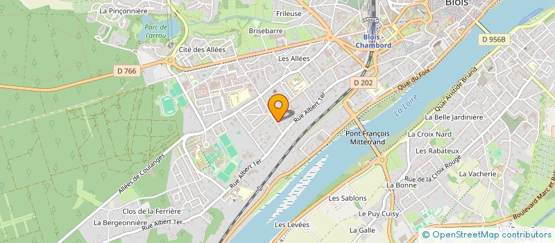 localisation de l'entreprise MONSIEUR AMIR EKBATAN  BLOIS