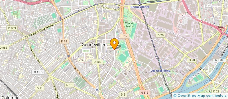 localisation de l'entreprise MONSIEUR AMIR EL SHERSHABY  GENNEVILLIERS