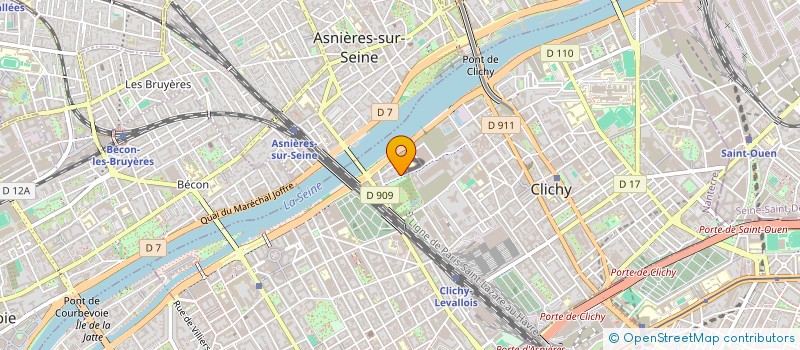 localisation de l'entreprise MONSIEUR AMIR EL ZALOUE à CLICHY