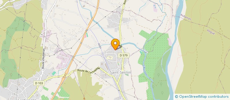 localisation de l'entreprise MONSIEUR AMIR GHERSA  LACHAPELLE-SOUS-AUBENAS