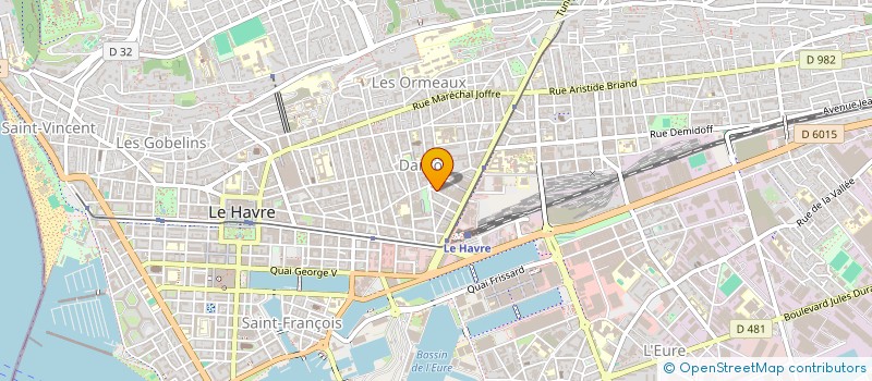 localisation de l'entreprise MONSIEUR AMIR GOUMRI  LE HAVRE