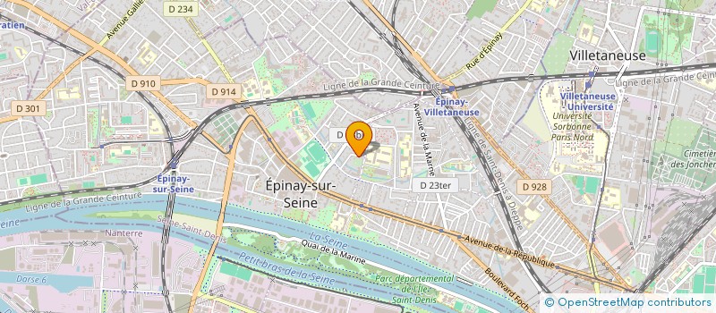 localisation de l'entreprise MONSIEUR AMIR HADDAJI à EPINAY-SUR-SEINE