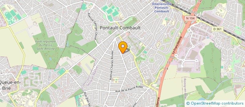 localisation de l'entreprise MONSIEUR AMIR HAMDANE à PONTAULT-COMBAULT