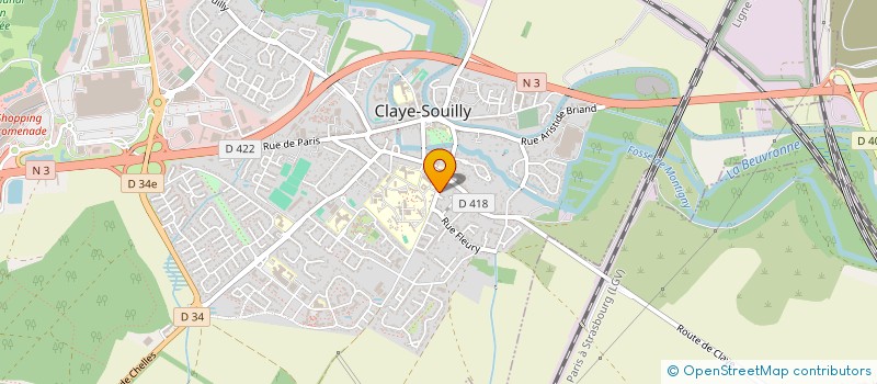 localisation de l'entreprise MONSIEUR AMIR HAMDOUN  CLAYE-SOUILLY