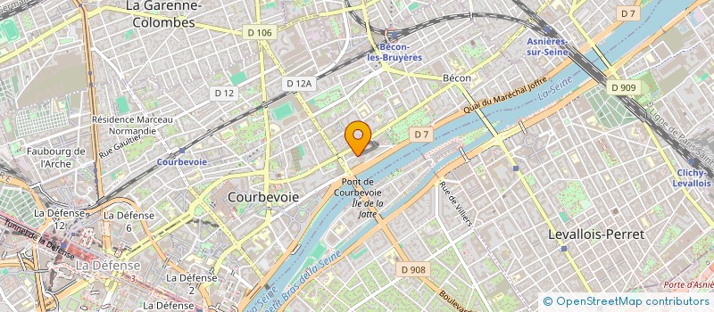 localisation de l'entreprise MONSIEUR AMIR HANANE à COURBEVOIE