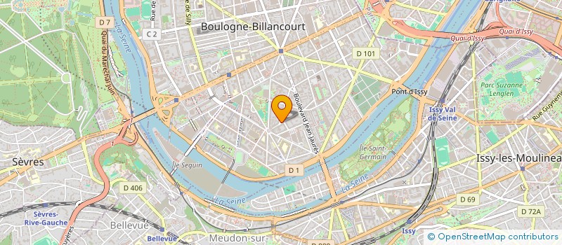 localisation de l'entreprise MONSIEUR AMIR HEYDARPOUR YENGIKAND à BOULOGNE-BILLANCOURT
