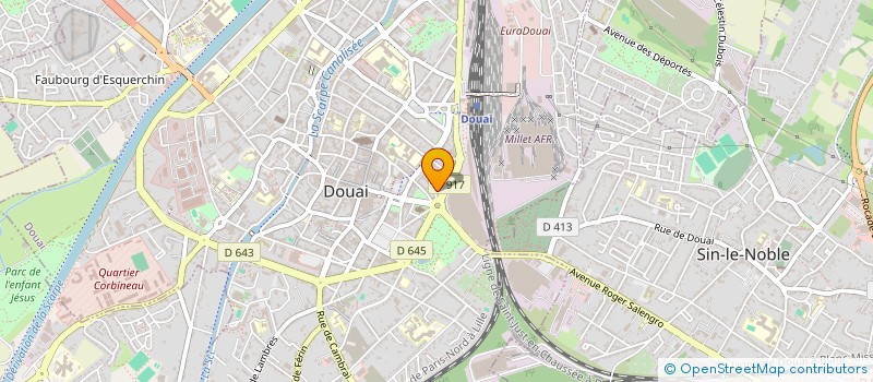 localisation de l'entreprise MONSIEUR AMIR IDRISS  DOUAI