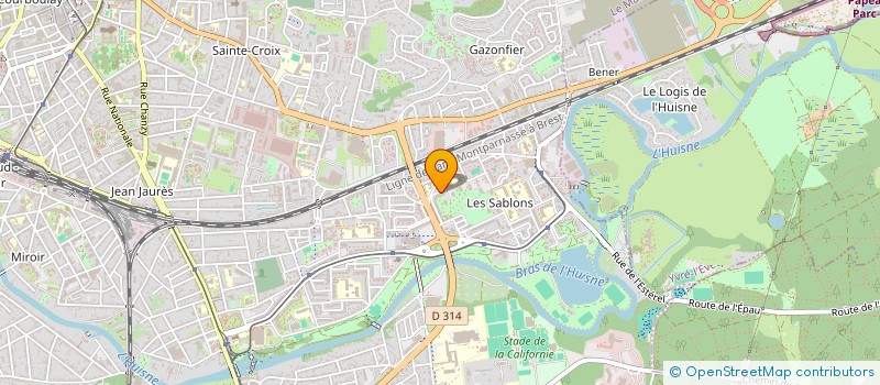 localisation de l'entreprise MONSIEUR AMIR JABARKHIL  LE MANS