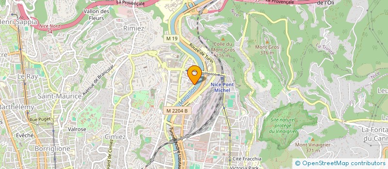 localisation de l'entreprise MONSIEUR AMIR JAZIRI  NICE