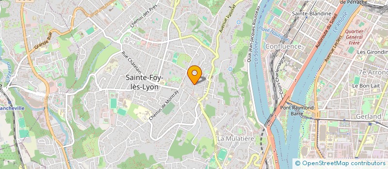 localisation de l'entreprise MONSIEUR AMIR JDIDI  SAINTE-FOY-LES-LYON