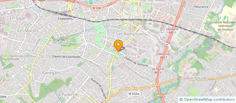 localisation de l'entreprise MONSIEUR AMIR KHATSIEV à COLOMIERS