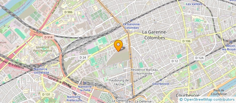 localisation de l'entreprise MONSIEUR AMIR KHELIFI  LA GARENNE-COLOMBES