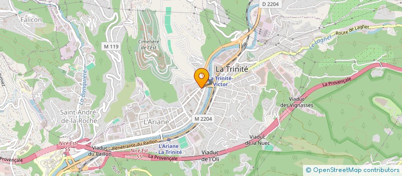 localisation de l'entreprise MONSIEUR AMIR LAHKIME  NICE