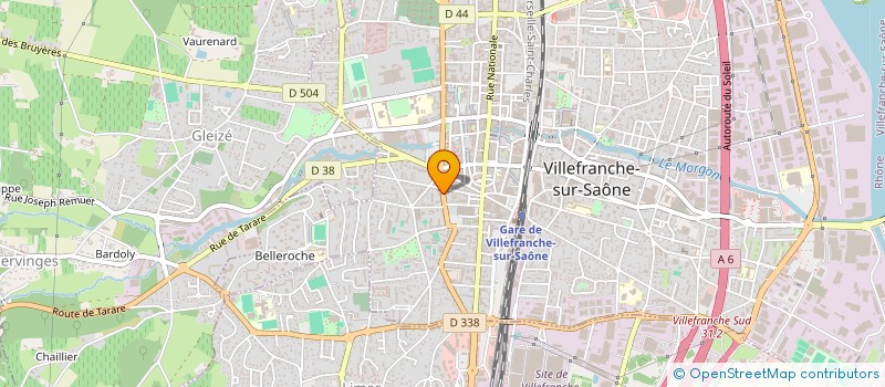 localisation de l'entreprise MONSIEUR AMIR LAZREG  VILLEFRANCHE-SUR-SAONE