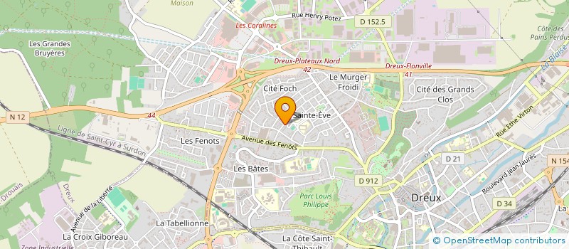 localisation de l'entreprise MONSIEUR AMIR LOUDHNI à DREUX