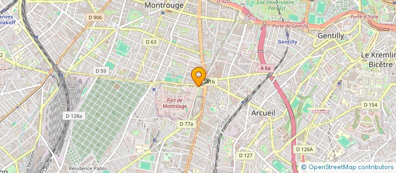 localisation de l'entreprise MONSIEUR AMIR MEDJALDI à ARCUEIL