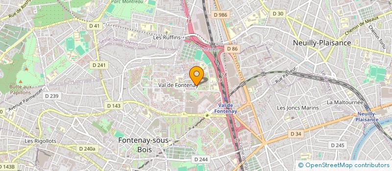 localisation de l'entreprise MONSIEUR AMIR MESSAOUD à FONTENAY-SOUS-BOIS