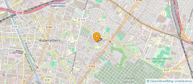 localisation de l'entreprise MONSIEUR AMIR MESTAOUI  AUBERVILLIERS