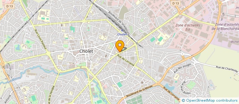 localisation de l'entreprise MONSIEUR AMIR MOHAMED ADAM à CHOLET