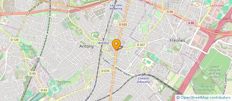 localisation de l'entreprise MONSIEUR AMIR MONTASSER à ANTONY