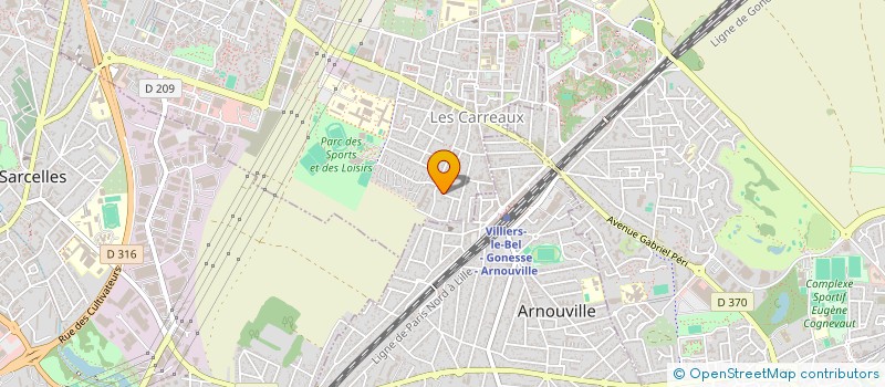 localisation de l'entreprise MONSIEUR AMIR NASARI  GARGES-LES-GONESSE