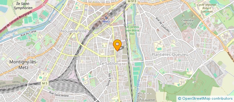 localisation de l'entreprise MONSIEUR AMIR NSIR  METZ