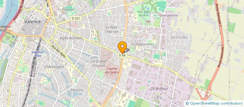 localisation de l'entreprise MONSIEUR AMIR OUECHTATI  VALENCE